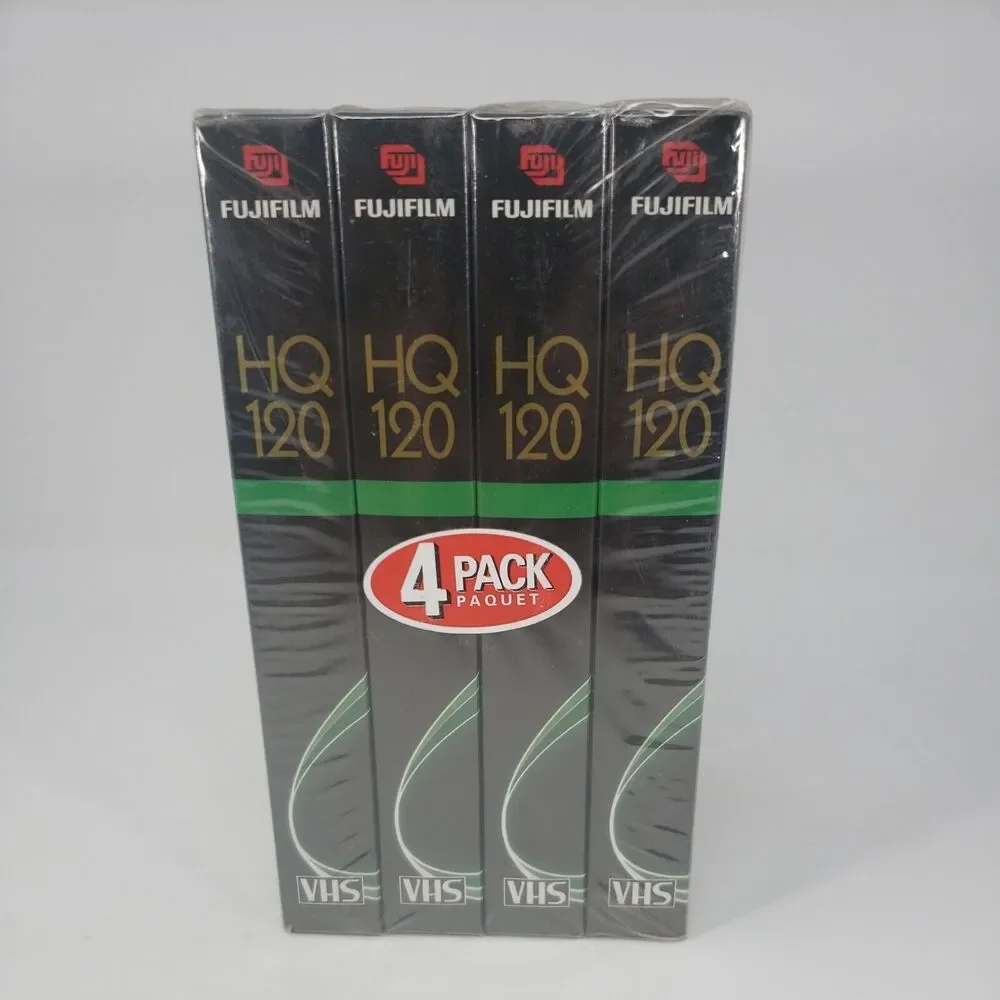 Fujifilm HQ120 T-120 VHS NEW Blank Video Tapes 6 Hours each High Quality Fuji